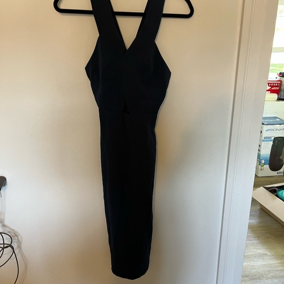 BCBG Midi Dress Navy - Picture 2 of 6